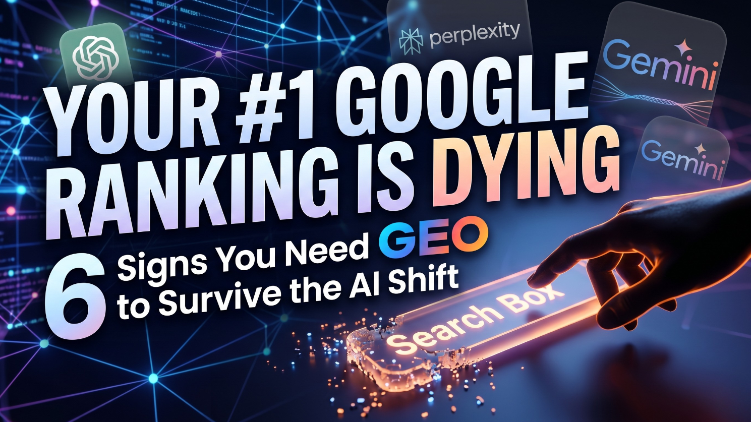 Your number 1 google ranking is dying