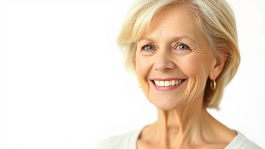 Woman smiling in a patterned blouse, representing NHS to private dentistry transition.