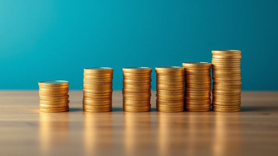 Annual Retention Fee increase 2026 concept with growing coin stacks.