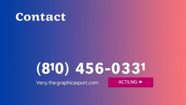 Vibrant ad banner with contact info and CTA, GDC new strategy building trust.