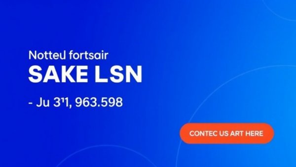 Contact information banner highlighting text over blue gradient.