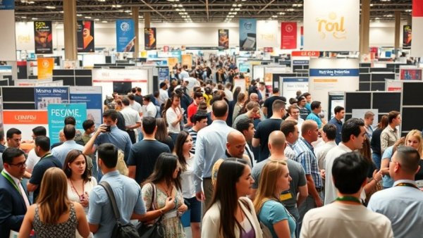 Attendees at Scottish Dental Show 2026 exploring exhibits.