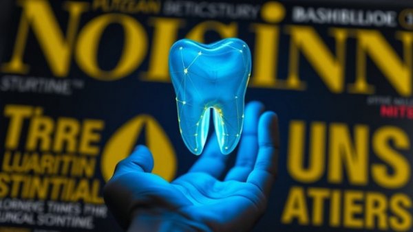 Digital tooth representation on Scottish Dental cover with text.