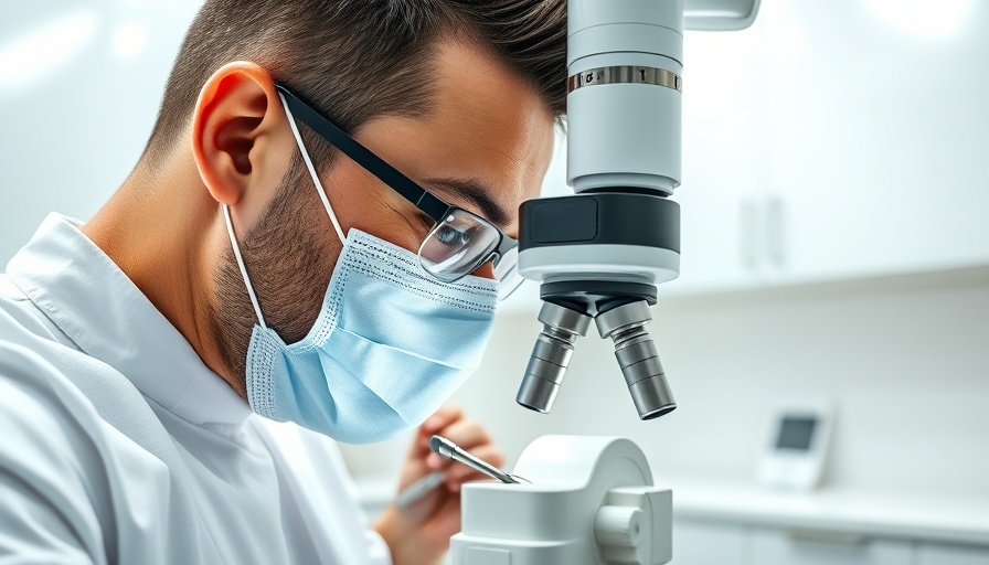 Endodontic treatment Bedford by masked dentist using microscope