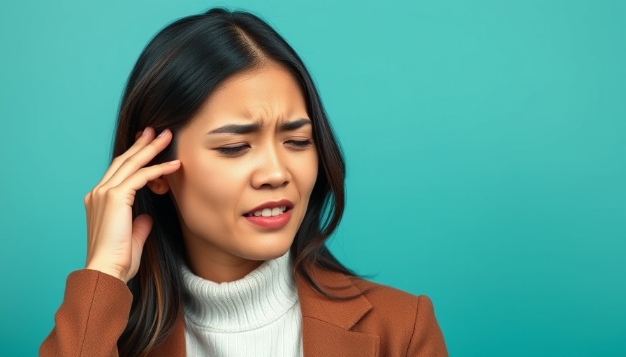 Woman showing tooth pain, suggesting need for root canal treatment.
