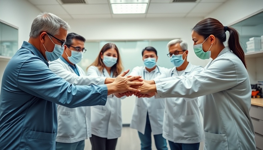 Dental professionals celebrating teamwork in Scottish Dental cover.