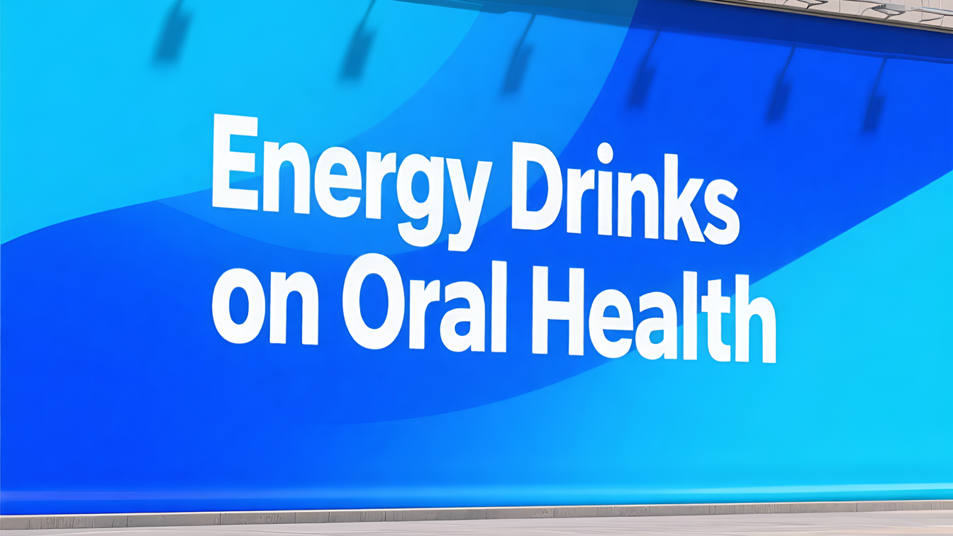 Abstract blue banner with Find out more button.