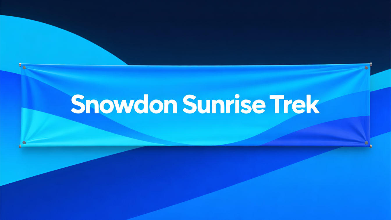 Advertising banner with contact info on blue gradient.