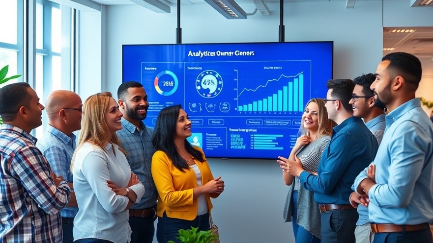 Diverse franchise owners collaborating in a modern office, showcasing AI-driven franchise growth.