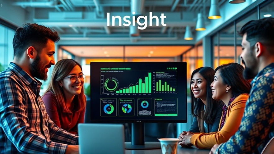 Diverse franchise leaders collaborate on AI analytics in a vibrant office, showcasing franchise leadership insights.