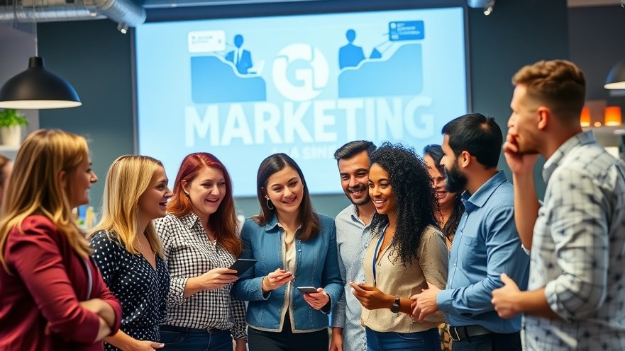 Diverse franchisees collaborating on data-driven marketing strategies for tech-enabled growth.