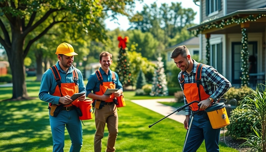 Innovative franchises performing services outdoors, vivid daylight.