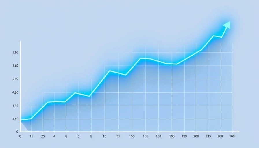 Innovative franchises growth chart displaying upward trend.