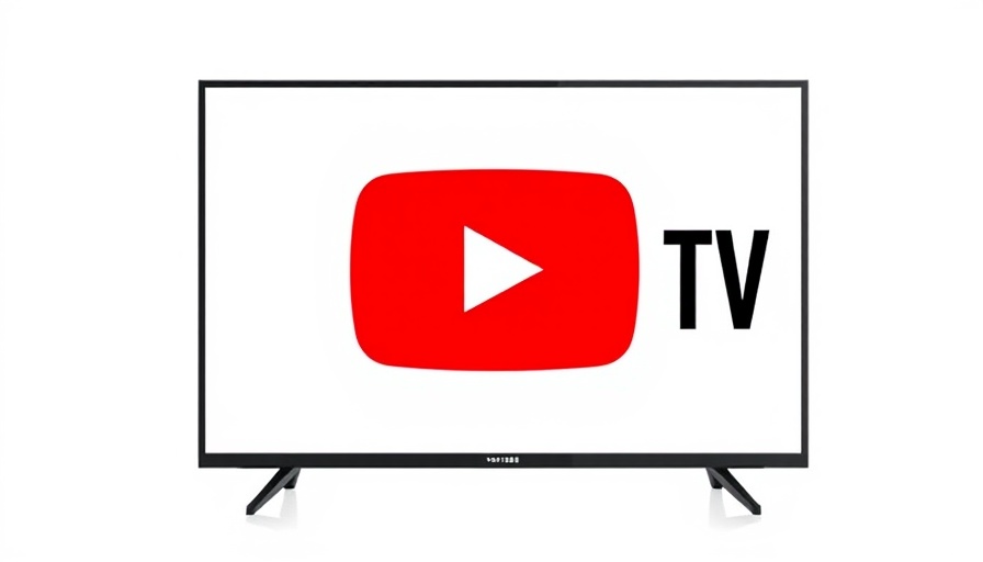 YouTube TV logo on a white background representing modern design.