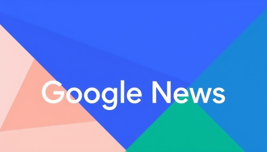 Google News logo with blue, red, and green design