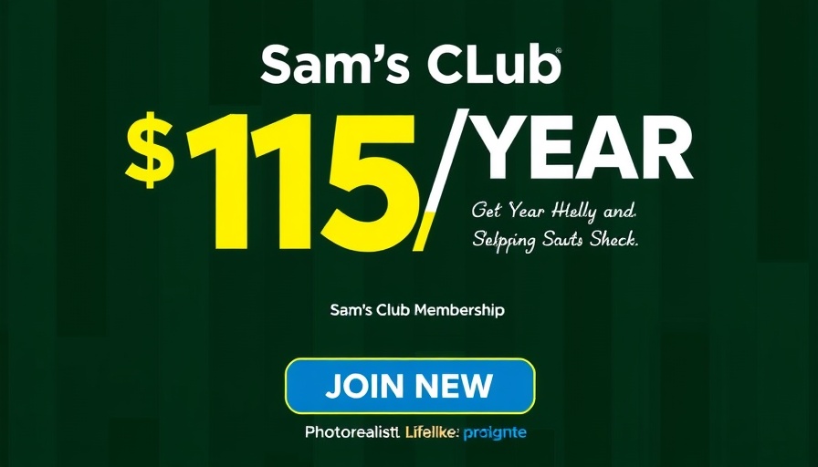 Sam's Club Membership Deal ad with $15 offer and join button.