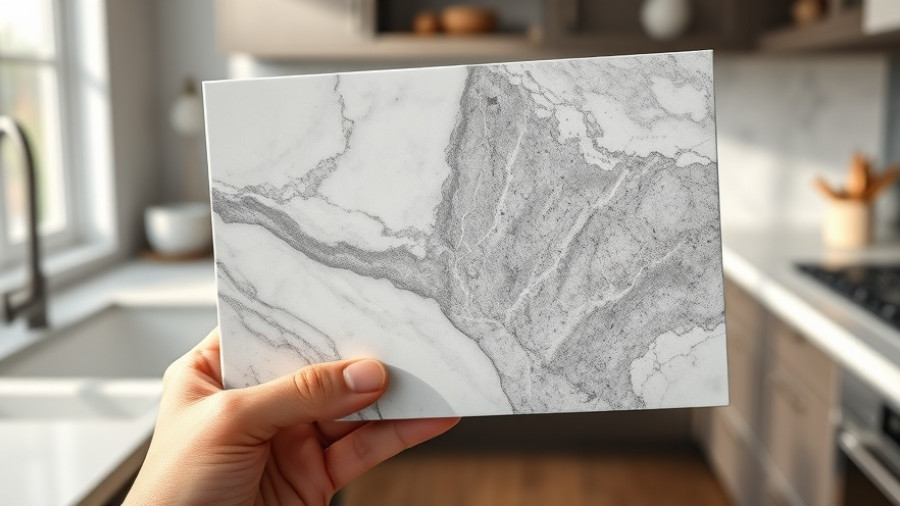 Visualize countertops in your kitchen with diverse sample textures.