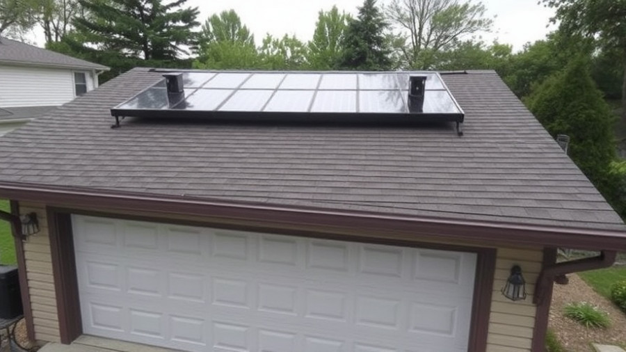 The Solar Installers put this unsightly bar onto my garage roof. Is this standard practice, or is it actually ugly?