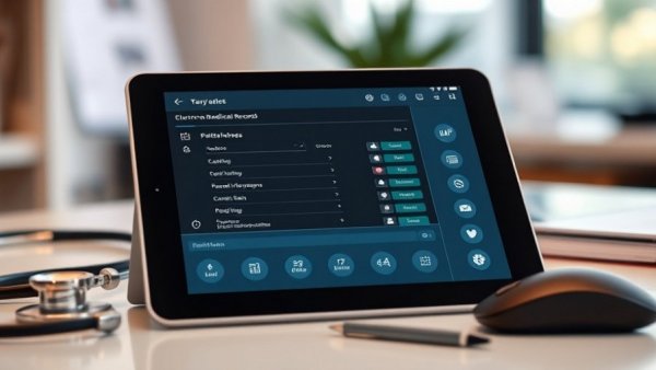 Tablet with electronic medical record system interface, rapid insights