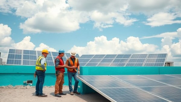 Puerto Rico residential solar growth: solar panel installation.