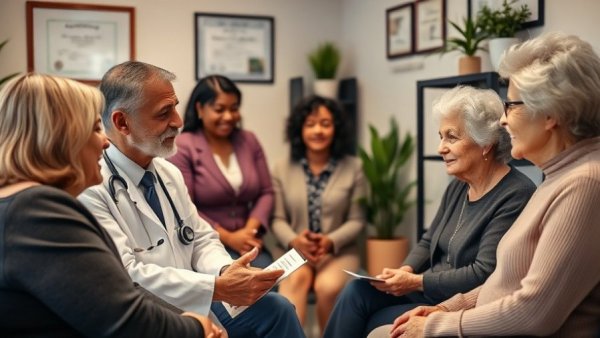 Discussion on Alzheimer's resources in office setting.