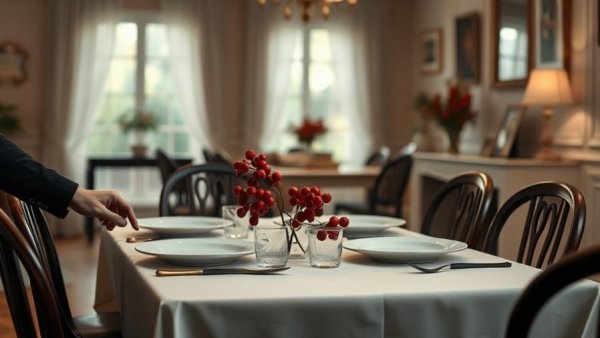 Elegant table setting symbolizing art of intentional indulgence in dining.