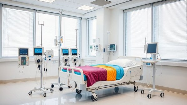 Dialysis machines in hospital room highlighting chronic dialysis burden.