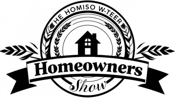 Logo for The Homeowners Show podcast featuring house icon.