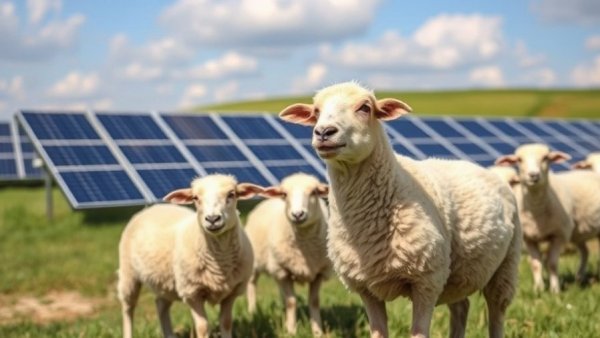 Sheep at a Solar Farm? ?☀️