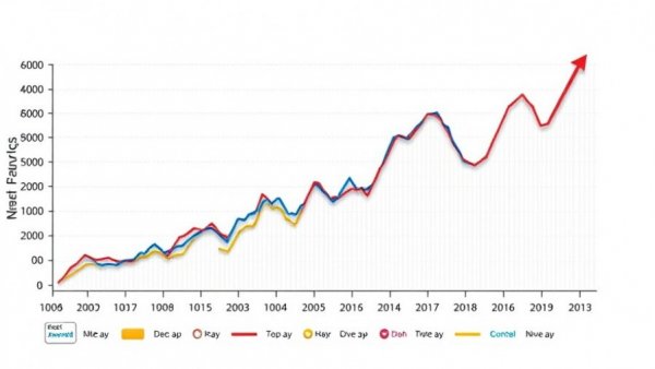 Line graph showing Vanguard investors' $5 trillion market appreciation.