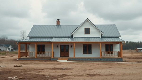 Modern ADU for multigenerational living, white and wood design.