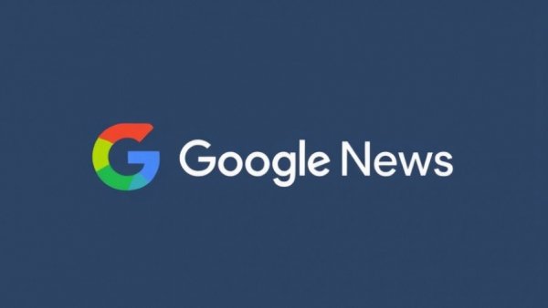 Minimalist Google News logo icon with colorful rectangles.