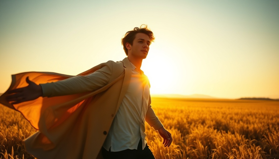 Man enjoying sunlight in a field illustrating vitamin D levels importance.