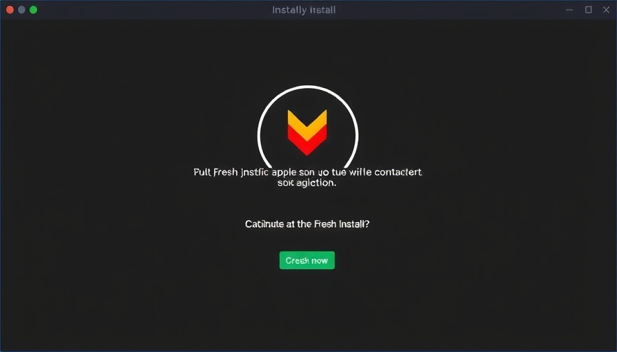 Fresh install