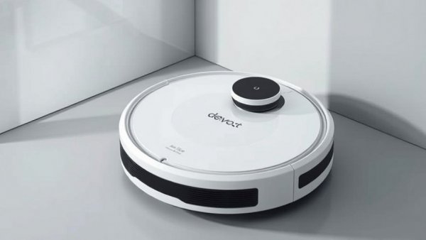 Ecovacs Deebot X11 Pro Omni robot vacuum on blue-green background.