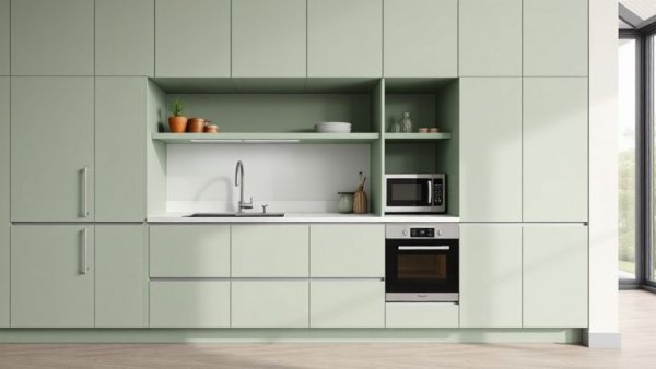 Hidden kitchen storage solutions for small spaces feature sleek cabinets.