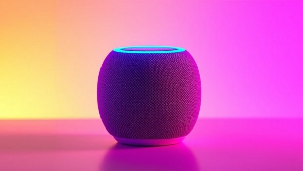 Vibrant purple smart speaker with glowing ring, Echo Dot Max deals