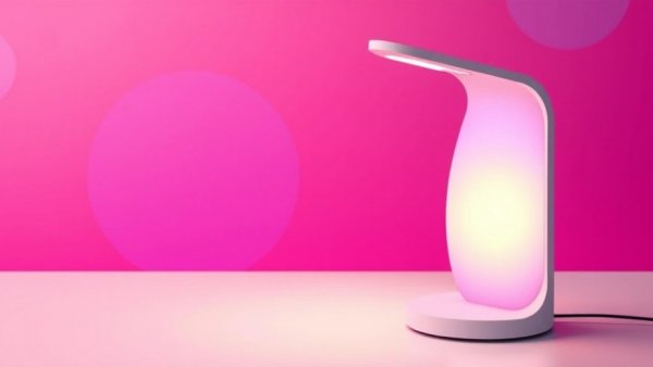 Sleek smart table lamp with colorful light, concept image for Govee Smart Table Lamp Discount.