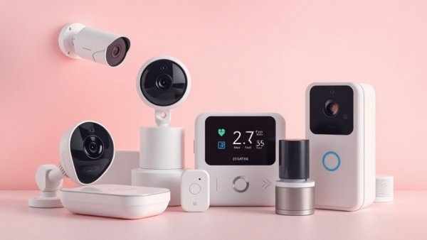 Smart home devices for Memorial Day Smart Home Deals against a gradient background.