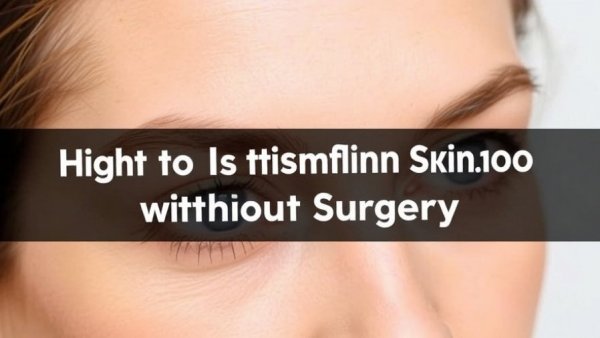 How to Tighten Skin Around the Eyes Without Surgery