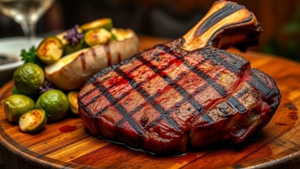 Delicious porterhouse steak and sides at Saltgrass Steak House in Noblesville.