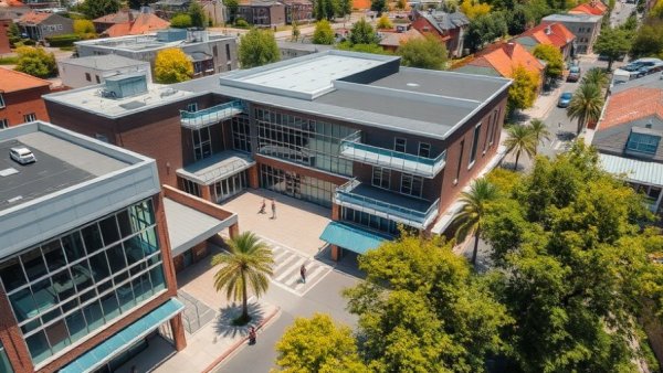 Aerial view of Hendricks Live venue on a memorable night out