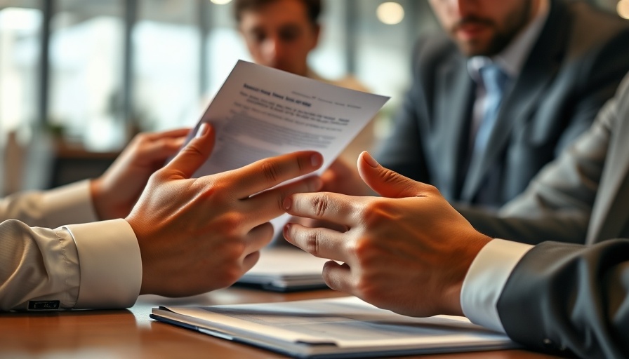 Hands discussing documents for physician wealth strategies, office setting