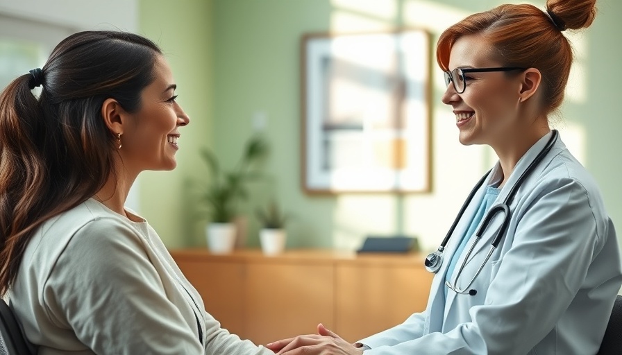 Aesthetic consultations in a modern clinic with doctor and patient.