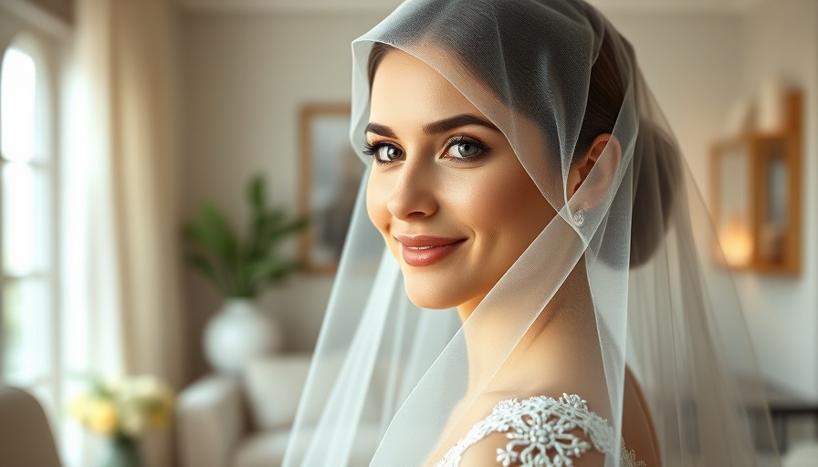 Bridal elegance, focus on wedding skin preparation.