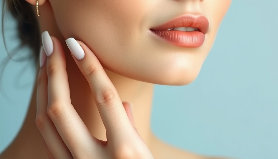 Smooth neck and chin with soft touch indicating beauty care.