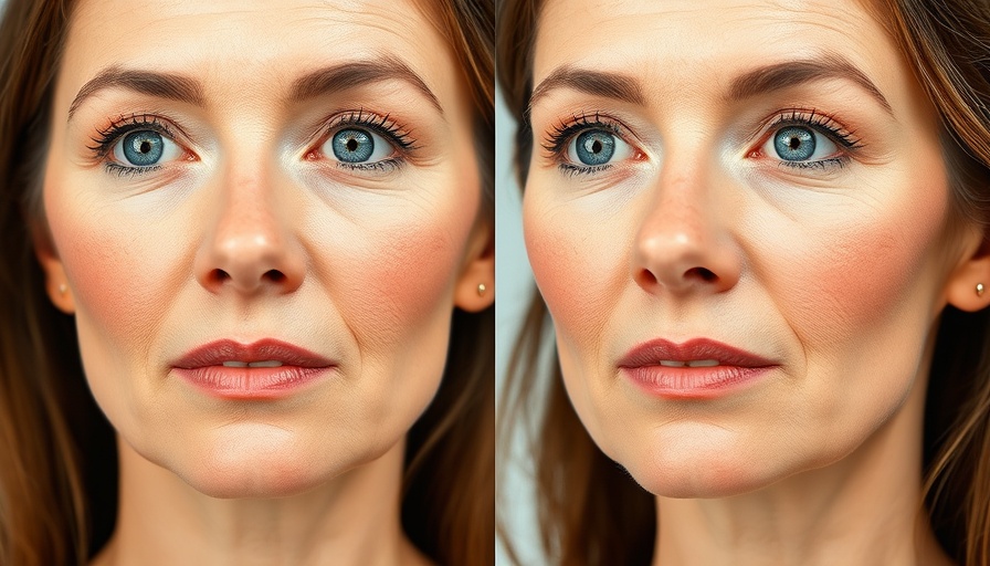 Sculptra facelift results shown in before and after images.