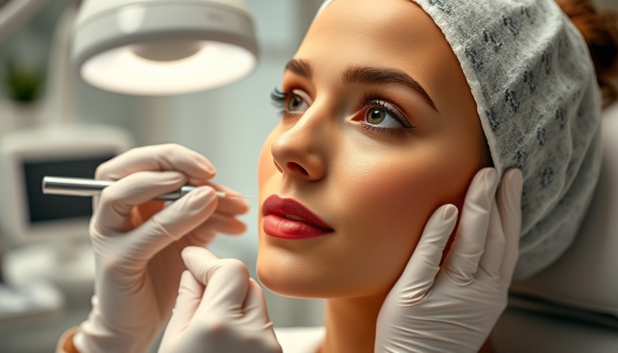 Botox treatment in modern clinic setting.