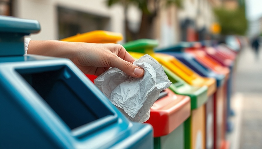 Waste disposal at conferences highlights the environmental cost.