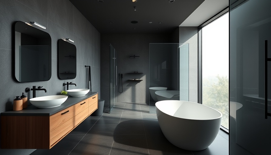 Modern bathroom showcasing current trends in residential plumbing fixtures.